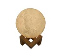 8cm Moon Lamp LED Night Light Battery Powered with Stand Starry Lamp Bedroom Decor Night Lights Kids Gift Moon Lamp