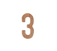 8CM Numeri Di Casa Di Noce Nera Per Fuori, Segno Di Indirizzo
