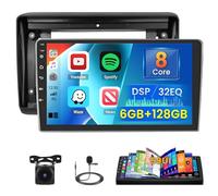 [8Core 6G+128G] Inefala Autoradio per Fiat DUCATO/Citroen Jumper/peugeot Boxer 2010, 9" Touchscreen Stereo Auto Bluetooth con Wireless CarPlay Android Auto GPS WiFi RDS/FM SWC Mic Retrocamera