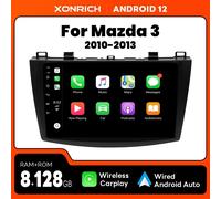 8Core Android 14 AI Voce Wireless Carplay Autoradio Lettore Per Mazda 3 BK Maxx Axel 2010-2013 Multimediale GPS Autoradio Wifi