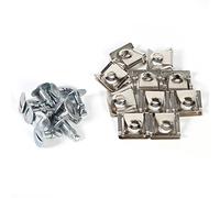 8D0805121 Vite Sotto il Coperchio del Motore, Clip Metalliche, 10 Robusti Ricambi per B5, Set di Clip e Viti per Sottoscocca del Motore