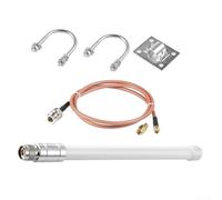 8dbi 915mhz Per Lora Antenna Per Meshtastic E Elio Minatore Con N Connettore Maschio E 1m Cavo A Bassa Perdita Per Esp32 Iot Scheda Bianco Fibra di Vetro Esterna Omnidirezionale Guadagno Antenna Per