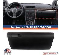 8E1857124A Coperchio porta vano portaoggetti nero con fibbia per Audi A4 B6 B7 2001-2008 Accessori AUTO Sostituzione diretta