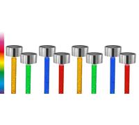 8er Set Colorato LED Lampade Solari Lampada Solare Luci via Lustro