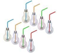 8er Set LED Bicchieri 0,4l Plastica Lampada Vetro Cocktail Partyglas Luminoso