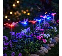 LED Solare Plug-In Luci Acciaio Inox Casa da Giardino Cambia IP44 Stagno 8er Set