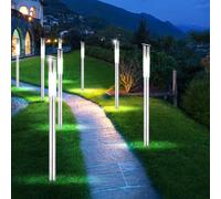 8er Set Plug-In Lampade LED Solare Illuminazione Giardino Weg Terrazzi Esterno
