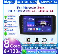 8G + 128G 4G-LTE Carplay AI 2Din Android Autoradio GPS per Mercedes Benz X164 Classe GL ML W164 ML500 AutoRadio DSP IPS Schermo RDS