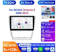 8G 128G AI Voice 2 din Android AutoRadio per Skoda Octavia A5 2008-2013 AutoRadio multimediale navigazione GPS Carplay DVD 2din RDS P1 1G 32G