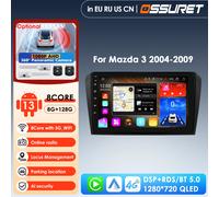 8G + 128G Android 14 AutoRadio per Mazda 3 2004-2009 Wifi Auto Stereo Car Dvd Gps Navigazione Stereo Lettore multimediale MirrorLink