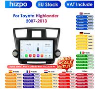 8G 128G Android 14 per Toyota Highlander Kluger 2 XU40 2007 - 2013 Autoradio Lettore video multimediale Navigazione GPS Android Auto