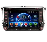 8GB+128GB 8-Core Android 16 DVD Autoradio Bluetooth per VW T6 Transporter Caddy MK3/4 Polo 6R Crafter Amarok, 7" 2DIN Radio con GPS Navigatore Wireless CarPlay Android Auto IPS WiFi 4G DSP DAB+ Canbus