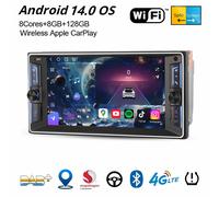 8GB+128GB Android 14 Navi Autoradio Toyota Corolla RAV4 Prado Vios Hilux 4Runner