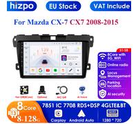 8GB 128GB DSP QLED AI Voice 2 Din Android Auto Radio per Mazda CX-7 CX7 2008 - 2015 Carplay 4G Car Multimedia GPS 2din Autoradio