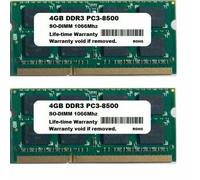 8GB 2x 4GB PC3-8500 Apple Mac Mini Metà 2010 2.4 GHZ Intel Core 2 Duo Memory RAM