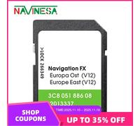 8GB FX V12 per VW Scirocco 2008-2017 Auto Europa Navigazione GPS Scheda SD RNS310 East Ost