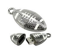 8GB Metallo rugby forma USB 2,0 Flash Drive Pen unità Memory Stick chiavetta USB USB Drive Flash disco pollice drive USB disco USB Stick U disco PenDrive (Nero)