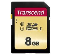 Transcend Scheda di memoria SDXC 500S da 8 GB UHS-I, C10, U3, V30, 4K, Full HD, MLC, fino a 95/50 MB/s (ideale per fotocamere DSLR e videocamere avanzate) - TS8GSDC500S
