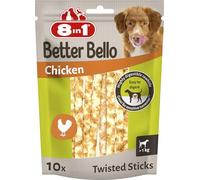 8in1 Better Bello Chicken Twisted Sticks - Stick masticabili per cani - 60 g