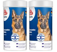 8in1 Compresse di Glucosamina per cani - Come integratore alimentare per cani adulti e anziani, 1 lattina (55 compresse) (Confezione da 2)