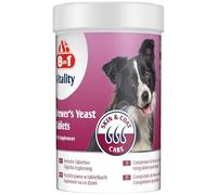 8in1 Compresse di Lievito di Birra - Integratore per cani - 260 Pezzi | Integratore per tutti i cani | Supporta pelle e pelo | Con vitamine del gruppo B | Sviluppato con veterinari