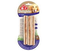 8in1 Delights Bastoncini da masticare Manzo - 3 pz (75 g)