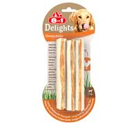 8in1 Delights Bastoncini Pollo Snack per cani - Set %: 3 x 3 pz (225 g)