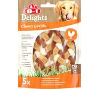 8in1 Delights Chewy Braids XS/S - Snack da Masticare per Cani - 75 g
