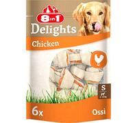 8in1 Delights Ossi da masticare Pollo Snack per cani - Set %: S, 3 x 6 pz (630 g)