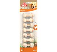 8in1 Delights Chicken Bones XS - Ossa da masticare per cani - 7 Pezzi
