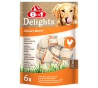 8in1 Delights Ossi da masticare Pollo Snack per cani - Set %: S, 3 x 6 pz (630 g)