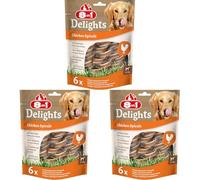 8in1 Delights Spirali al pollo (Confezione da 3)