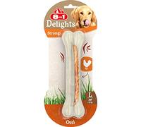 8in1 Delights Strong Bone L - Osso da masticare extra forte per cani di grossa taglia che masticano forte, 1 pezzo