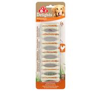 8in1 Delights Strong Ossi da masticare Pollo Snack per cani - Set %: XS, 3 x 7 pz (420 g)