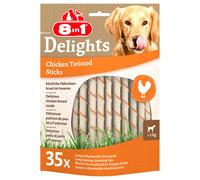 8in1 Delights Twisted Sticks per cani di taglia piccola - Set %: 2 x 35 pz