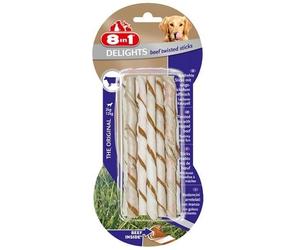 8IN1 Delizie di manzo Bastoncini ritorti 10 pz.