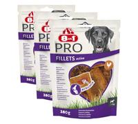 8in1 Fillets Pro Active - Snack per cani per favorire la mobilità - 200 g (Confezione da 3)
