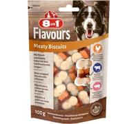 8in1 Flavours Meaty Biscuits Pollo Snack per cani - Set %: 3 x 100 g