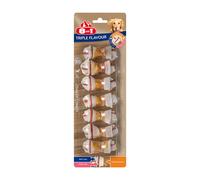 8in1 Flavours Triple Flavour Bones Osso Triplo Gusto Da Masticare Per Cani