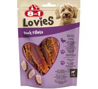 8IN1 Lovies Duck Fillets 80g snack per cani filetti d'anatra