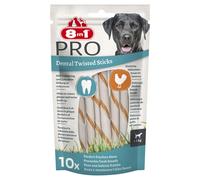 8IN1 Delights Pro Dental Twisted Sticks Snack dentale per cani 10 pz.