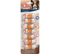 8in1 Triple Flavour Bones XS - Ossa da Masticare per Cani - 7 Pezzi | Bastoncini da masticare per cani | Ricche di proteine | Senza zuccheri aggiunti |Snack masticabile con pollo, manzo, maiale