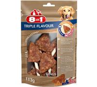 8in1 Triple Flavour Wings Bastoncini da masticare Snack per cane - 6 pz