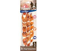 8in1 Triple Flavour Mega Twisted Sticks - Stick masticabili cani - 140 g