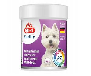 8IN1 Vitality Multiwitamin per cani di piccola taglia 70 compresse