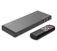 DIGITUS DS-55335 Switch HDMI 4x1 - 4 Ingressi 1 Uscita - UHD 8K/60 Hz HDTV: 7680 × 4320p - HDCP 2.3 & HDMI 2.1 - HDR, CEC, Deep Color, DTS, Dolby Digital, LPCM - Per TV, Monitor, PS5, PS4, Xbox