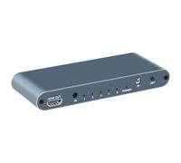 8K501 HDTV 2.1 Switcher Box 5X1 5 In 1 Out Adattatore di Commutazione Splitter Schermo Condiviso 8K@60Hz 4K@1200Hz Per HDTV Box Home Theater Accessorio