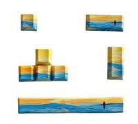 8Key Esc Enter 6.25u SpaceBar Keycap Sostituzione PBT Cinque Side Dyes-Sub Profilo Originale Keycaps Per Tastiere Meccaniche PBT Keycaps Con Direzionale
