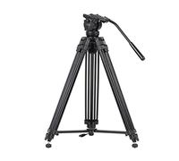 8KLANMMQ 61 Inch PhotograpMg-Al Alloy Video Photo Camera Tripod for Phone Panorama Ball Head for DSLR Camera DV MAX Load 15 kg (colore: nero)