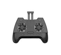 8KLANMMQ Controller gamepad mobile joystick ventole di raffreddamento banda di potenza gamepad quattro dita periferiche ausiliarie (colore: blu) (nero)